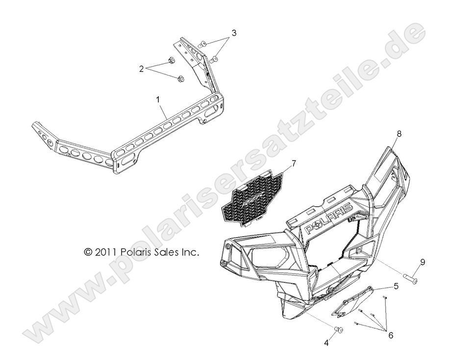 BODY, FRONT BUMPER BODY, FRONT BUMPER