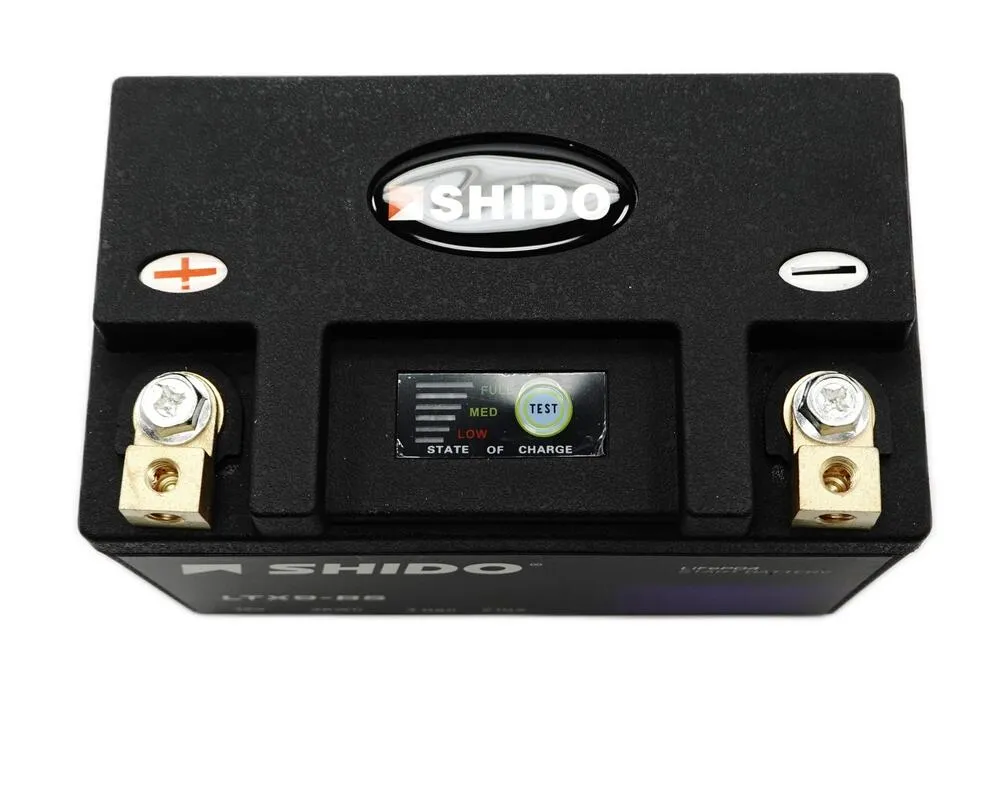 Shido LTX9-BS Lithium Ionen Batterie 12V LiFePO4 (YTX9-BS, FTX9-BS)