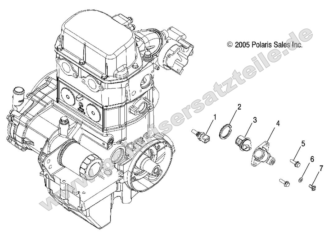 ENGINE, THERMOSTAT