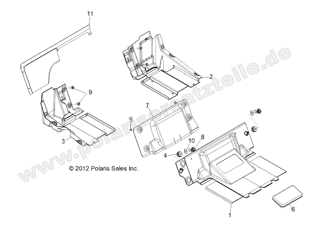 BODY, SEAT DIVIDER BODY, SEAT DIVIDER