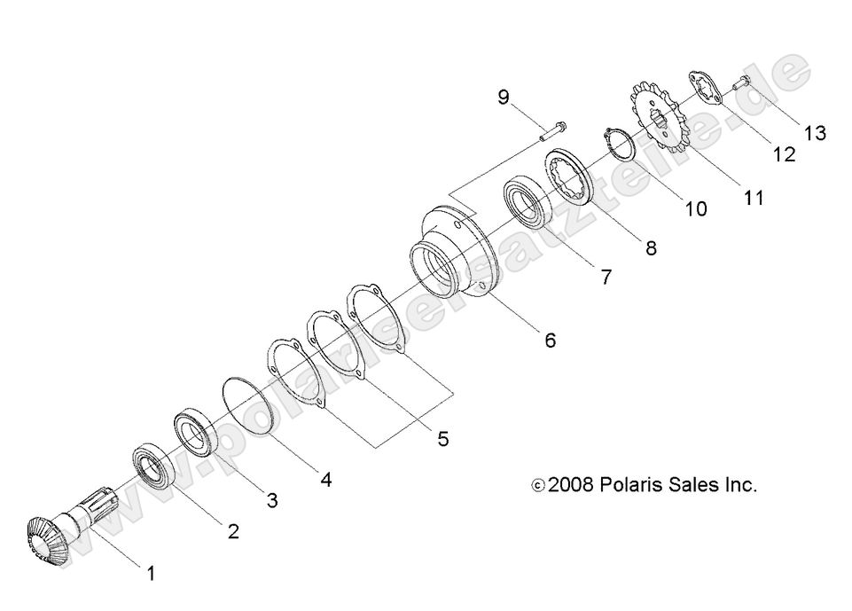DRIVE TRAIN, GEAR SHAFT OUTPUT DRIVE TRAIN, GEAR SHAFT OUTPUT