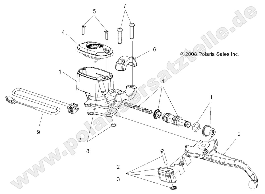 BRAKES, FRONT BRAKE LEVER and MASTER CYLINDER BRAKES, FRONT BRAKE LEVER and MASTER CYLINDER