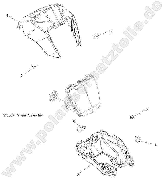 BODY, HEADLIGHT POD