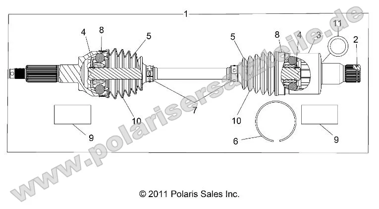 Drive Train, Rear Half Shaft Drive Train, Rear Half Shaft
