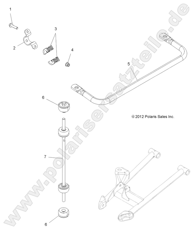 SUSPENSION, STABILIZER BAR SUSPENSION, STABILIZER BAR