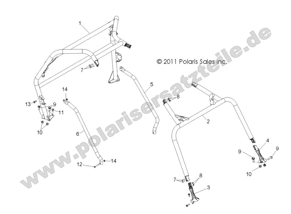CHASSIS, CAB FRAME and SIDE BARS CHASSIS, CAB FRAME and SIDE BARS