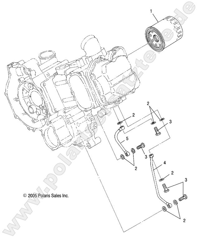 ENGINE, OIL FILTER