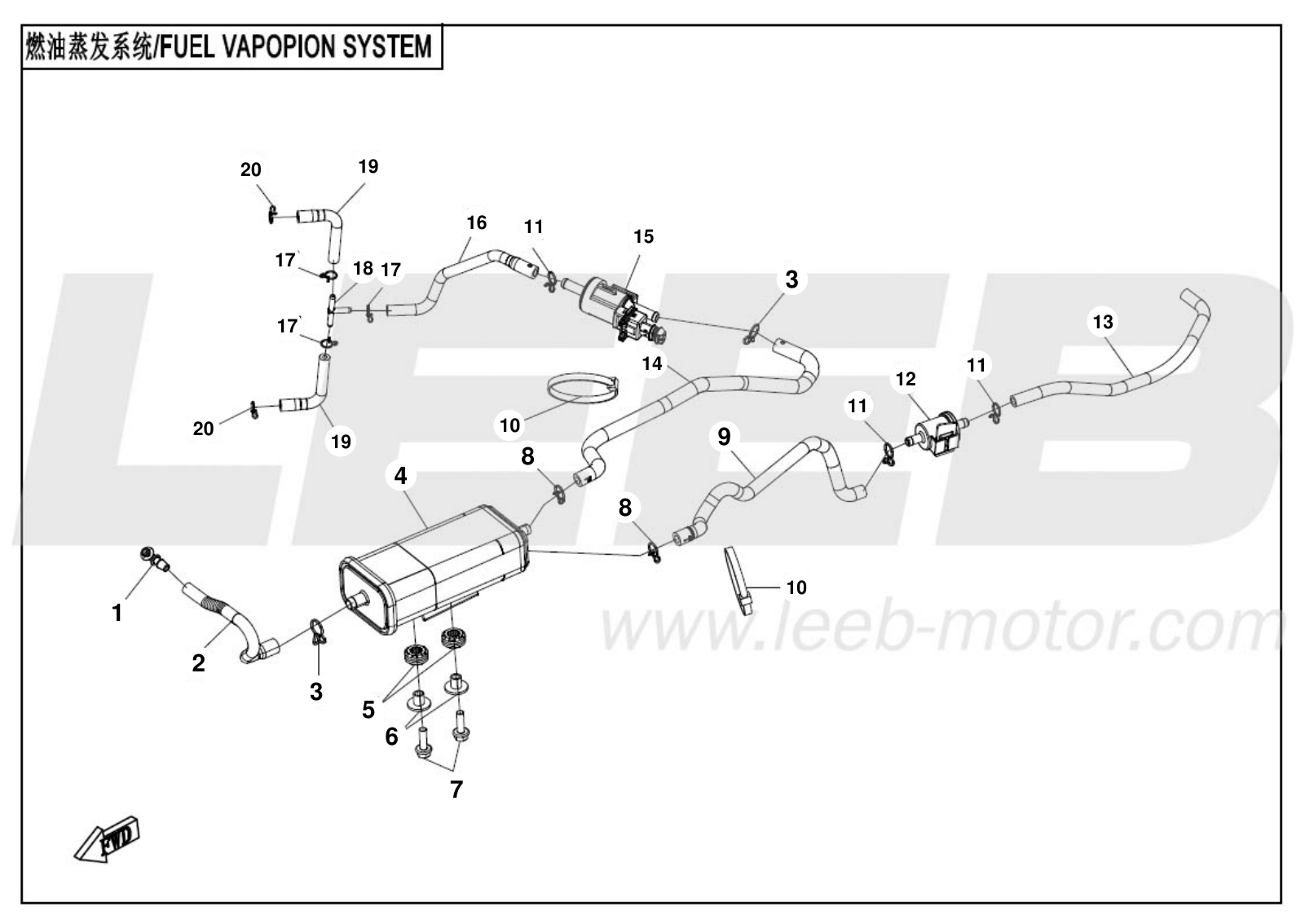 F36 FUEL VAPOPIN SYSTEM
