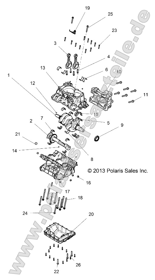 Engine, Crankcase and Crankshaft Engine, Crankcase and Crankshaft