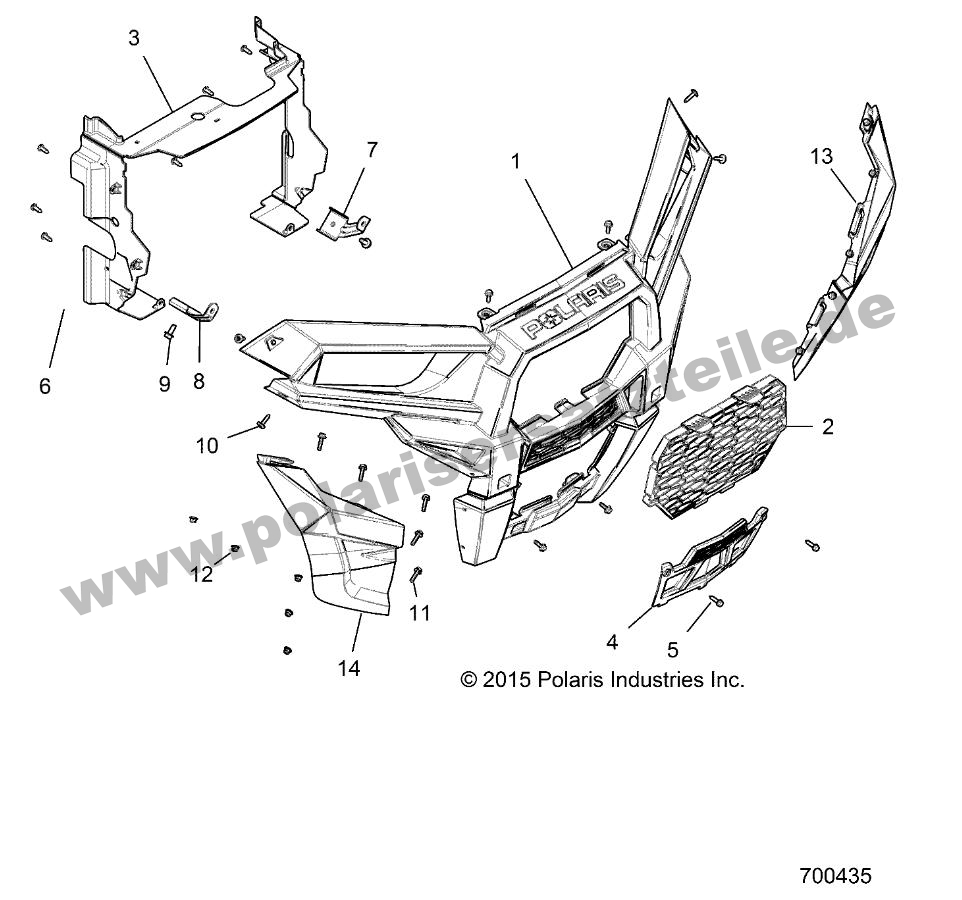 BODY, FRONT BUMPER