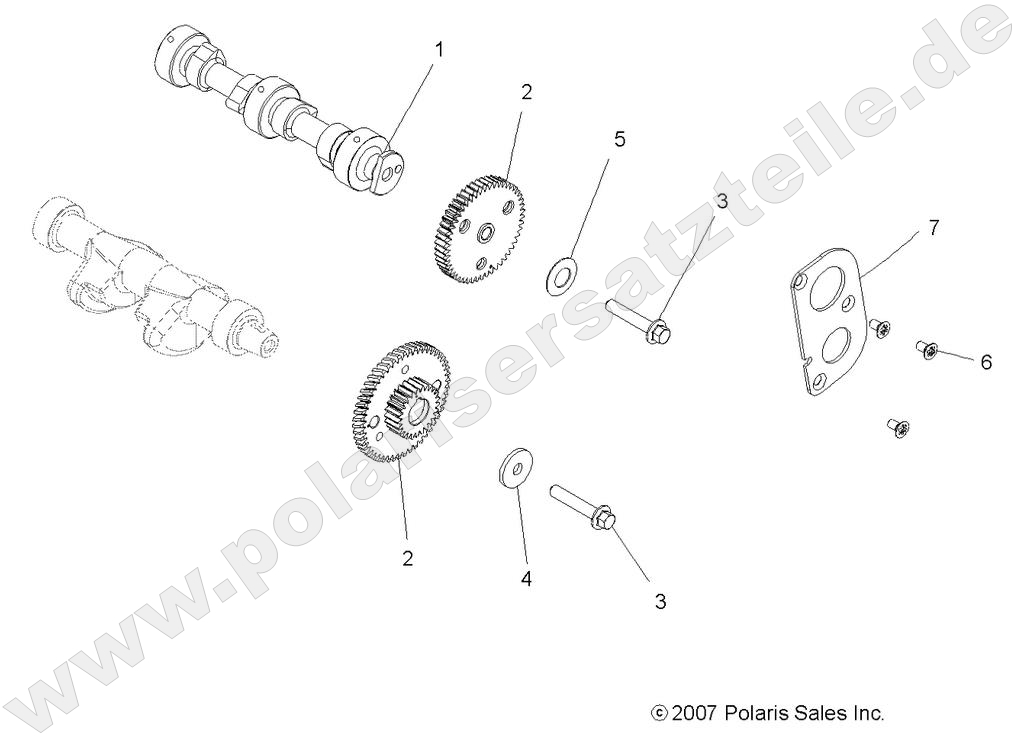 ENGINE, CAMSHAFT and GEARS