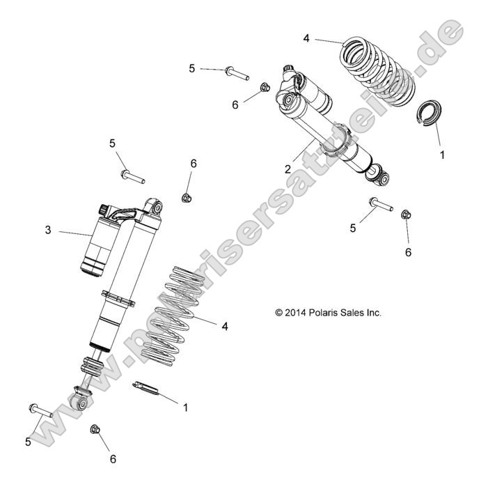 SUSPENSION, FRONT SHOCK MOUNTING SUSPENSION, FRONT SHOCK MOUNTING