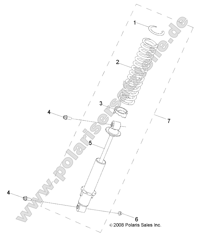Suspension, Shock, Rear Suspension, Shock, Rear