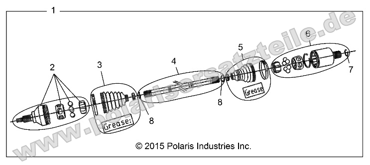 Drive Train, Front Half Shaft Drive Train, Front Half Shaft
