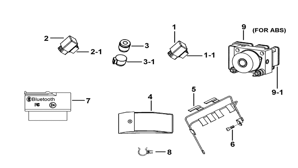 ABS Steuergerät, Blinkerrelais & Elektrische Bauteile ABS Steuergerät, Blinkerrelais & Elektrische Bauteile