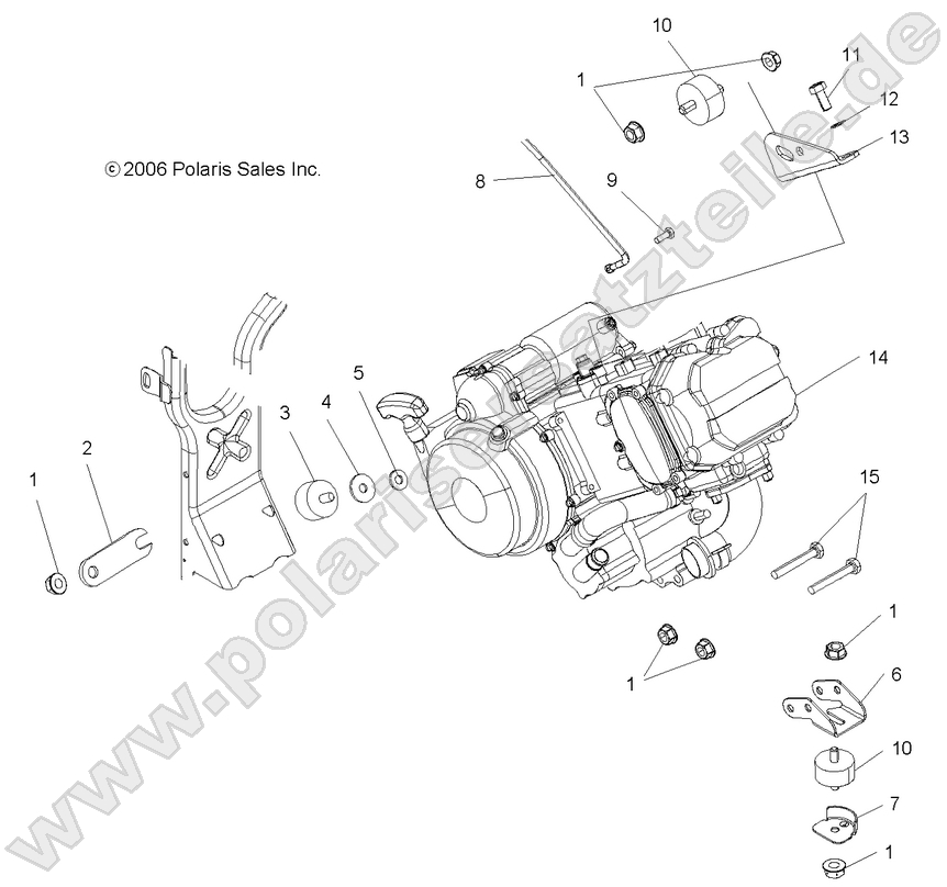 ENGINE, MOUNTING ENGINE, MOUNTING