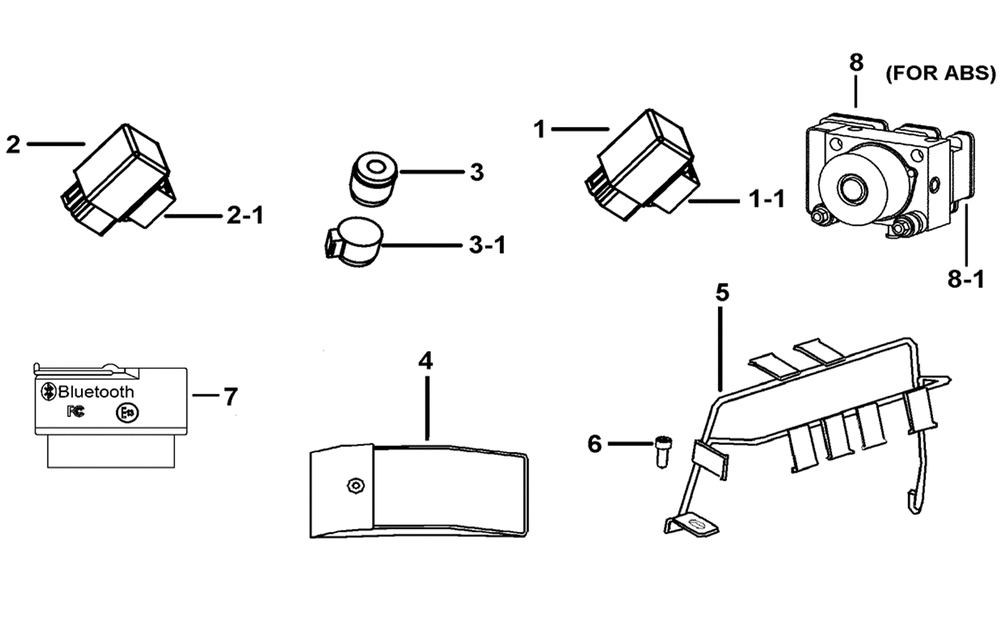 ABS Steuergerät, Blinkerrelais & Elektrische Bauteile ABS Steuergerät, Blinkerrelais & Elektrische Bauteile