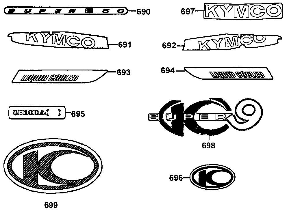 Emblems & Aufkleber Emblems & Aufkleber