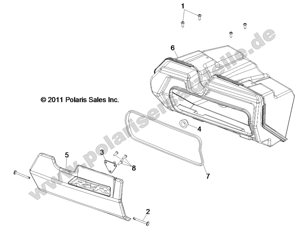 BODY, GLOVEBOX BODY, GLOVEBOX
