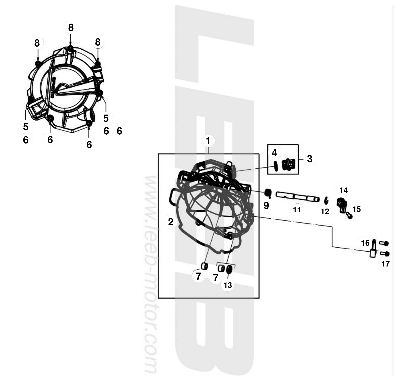 E01-2 CLUTCH COVER E01-2 CLUTCH COVER