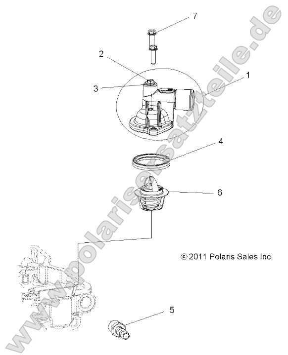 Engine, Thermostat and Cover Engine, Thermostat and Cover