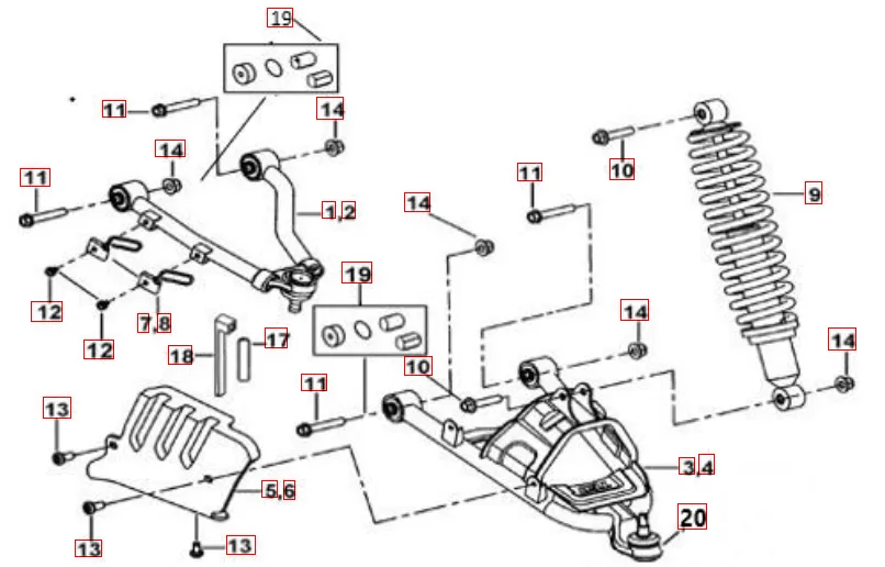 Federbein vorne Federbein vorne