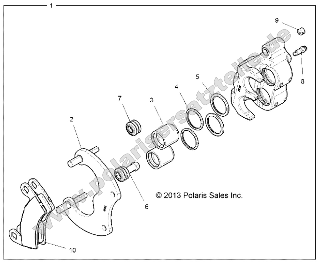 Brakes, Rear Caliper Brakes, Rear Caliper