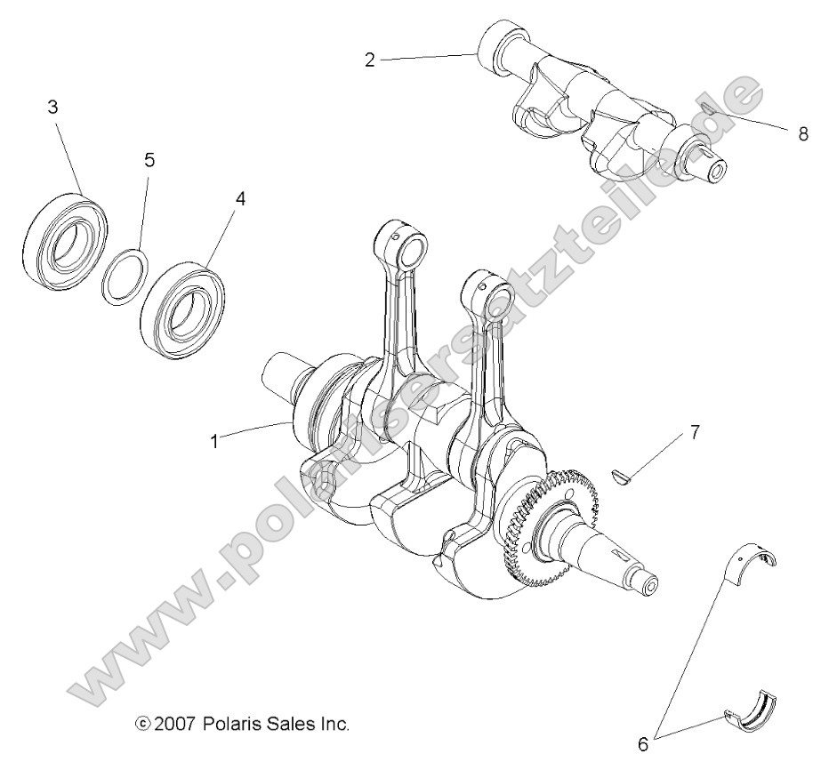 Engine, Crankshaft and Balance Shaft Engine, Crankshaft and Balance Shaft