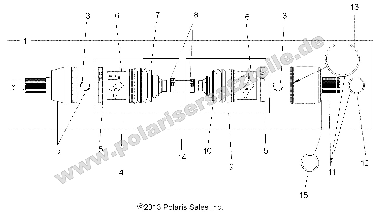 Drive Train, Drive Shaft, Rear