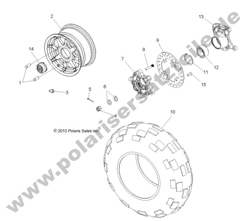 WHEELS, FRONT WHEELS, FRONT