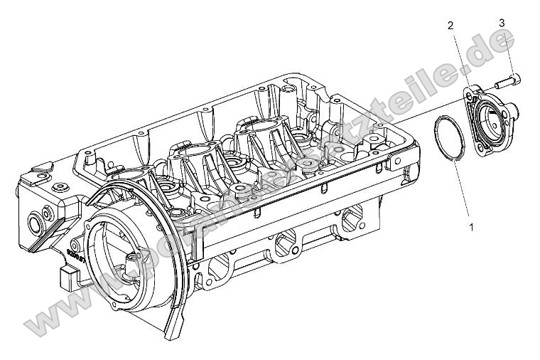 Engine, Cover, 3rd PTO