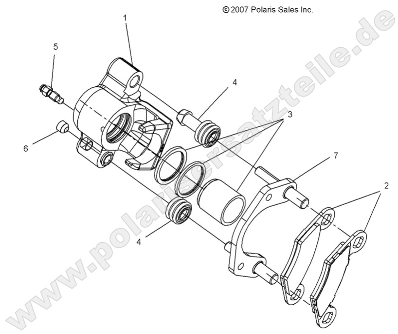 BRAKES, FRONT CALIPERS