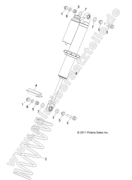 SUSPENSION, FRONT SHOCK MOUNTING SUSPENSION, FRONT SHOCK MOUNTING