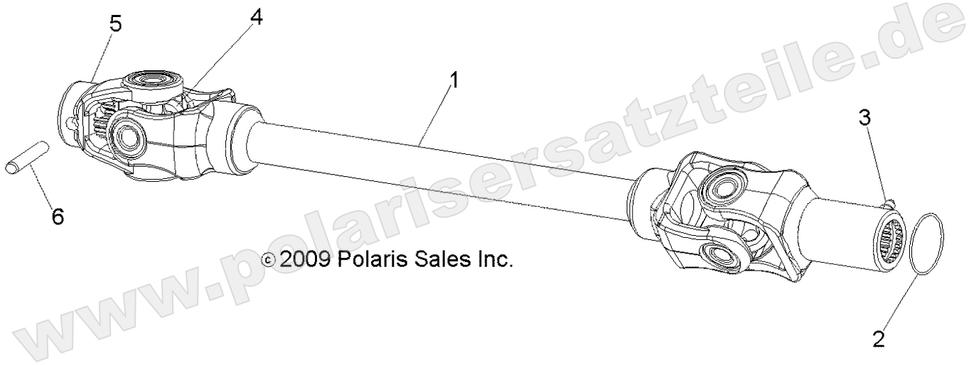 DRIVE TRAIN, FRONT PROP SHAFT DRIVE TRAIN, FRONT PROP SHAFT