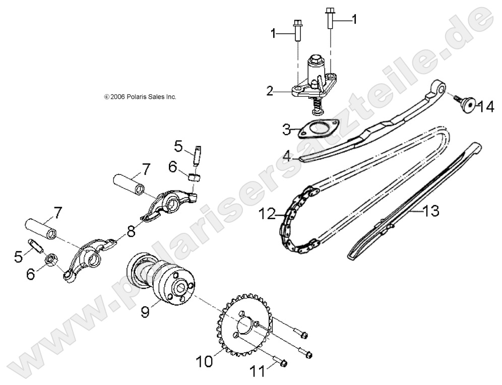 ENGINE, CAM CHAIN