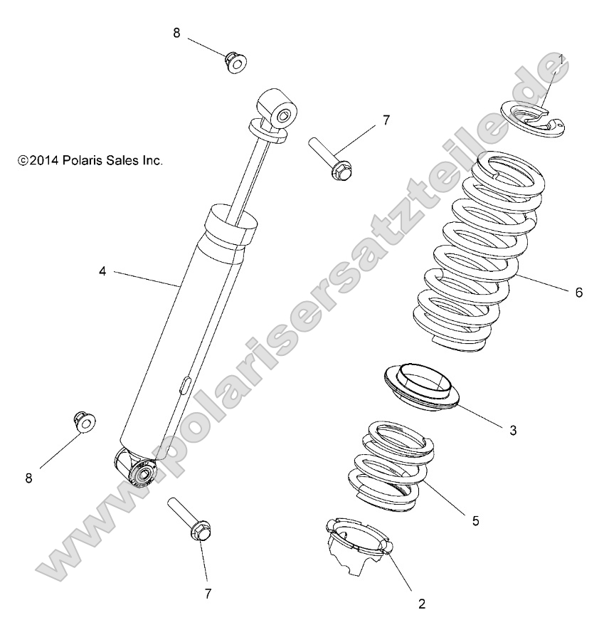 Suspension, Rear Shock Suspension, Rear Shock