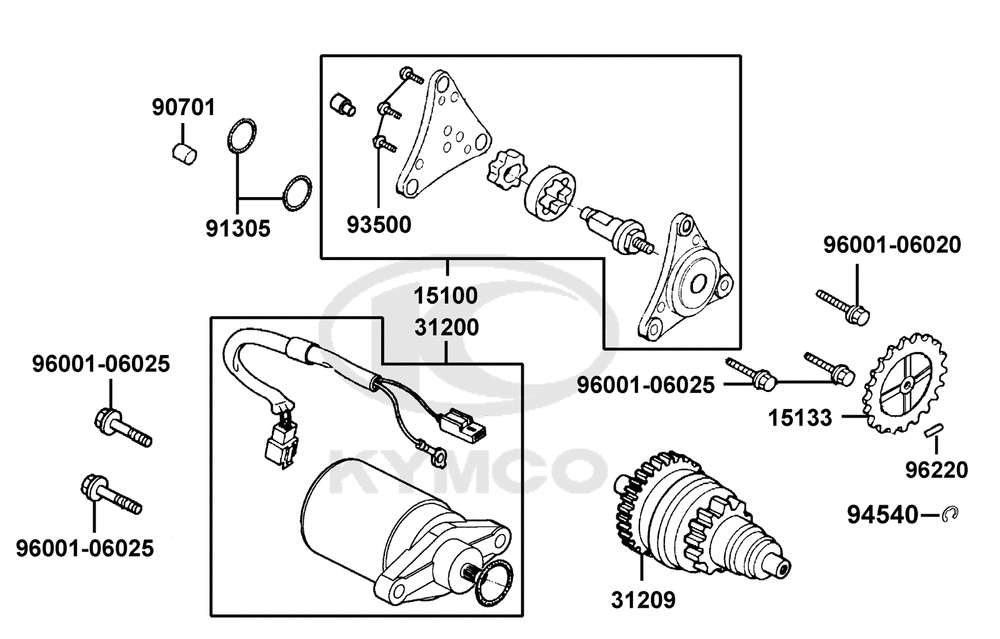Ölpumpe, Anlasser & Anlasserfreilauf Ölpumpe, Anlasser & Anlasserfreilauf
