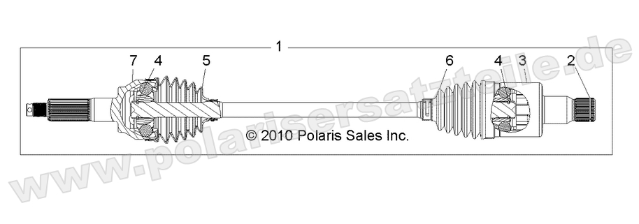 DRIVE TRAIN, REAR HALF SHAFT DRIVE TRAIN, REAR HALF SHAFT