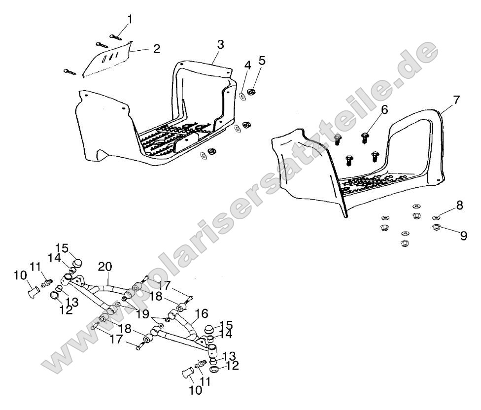 Swing Arm/Footrest Swing Arm/Footrest