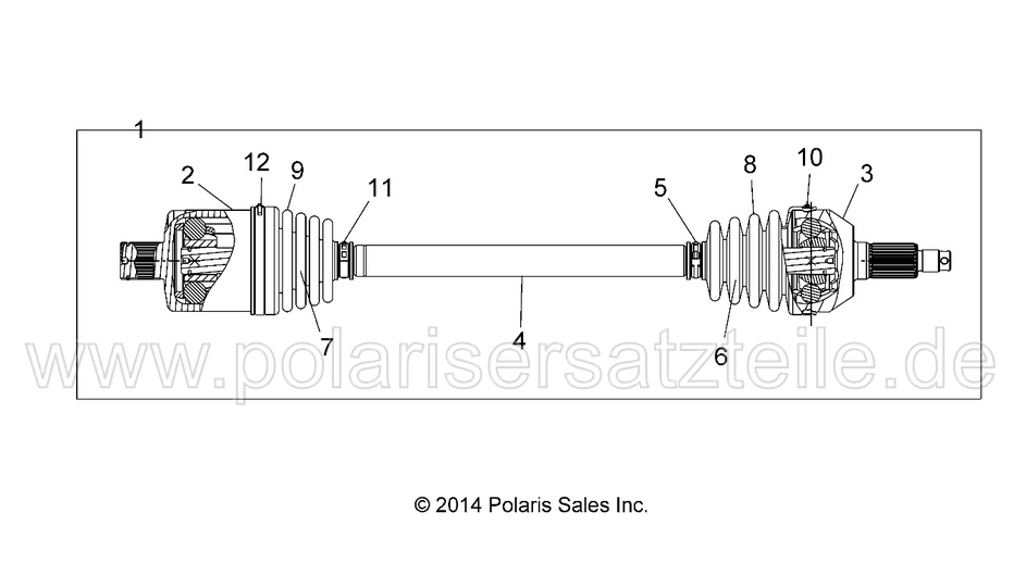 DRIVE TRAIN, REAR HALF SHAFT DRIVE TRAIN, REAR HALF SHAFT