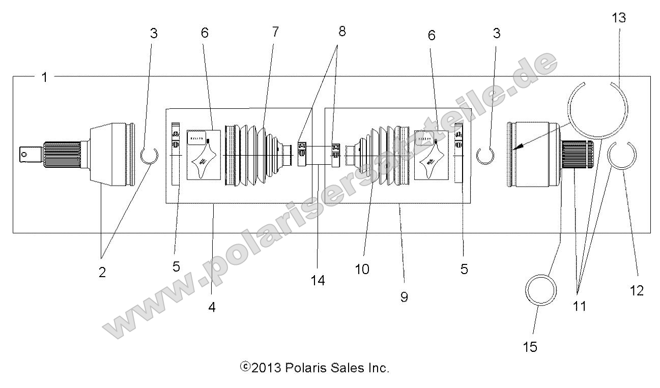Drive Train, Drive Shaft, Rear Drive Train, Drive Shaft, Rear