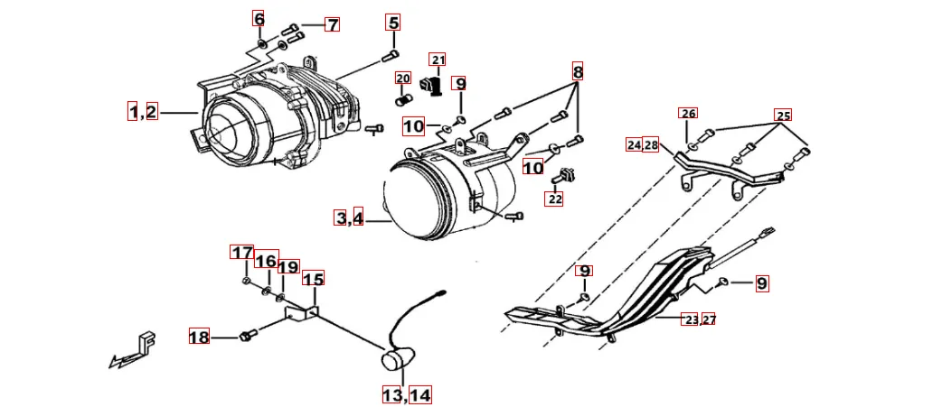 Scheinwerfer Scheinwerfer