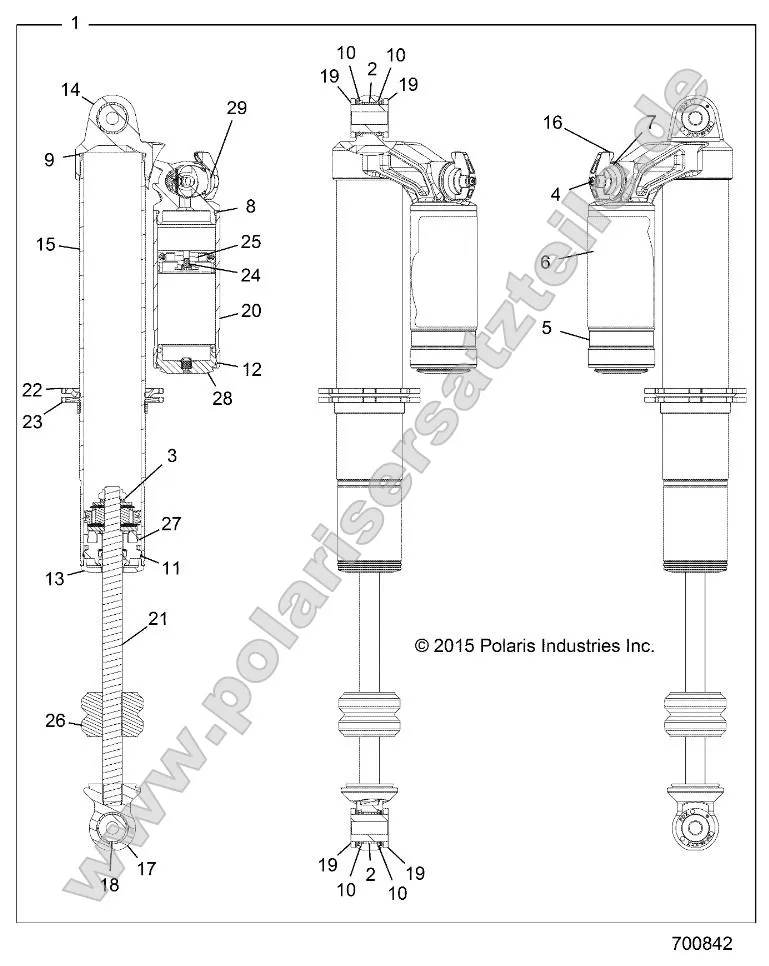 Suspension, Front Shock Internals