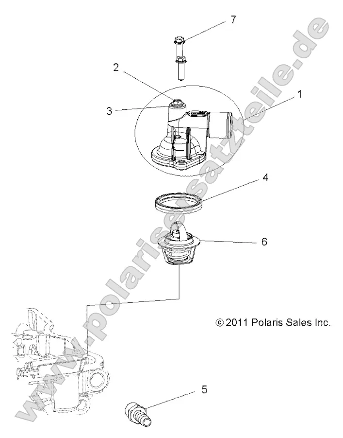 Engine, Thermostat and Cover