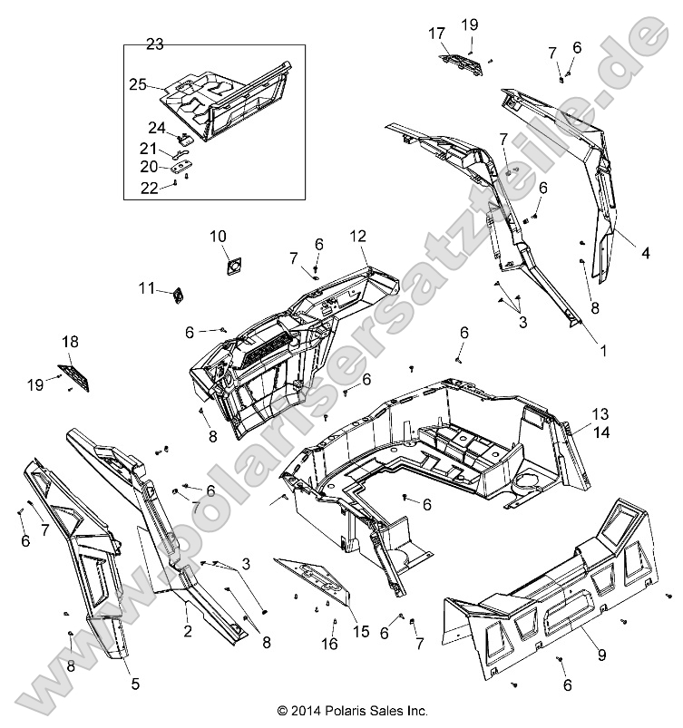 Body, Rear Rack and Fenders Body, Rear Rack and Fenders