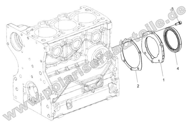 Engine, Crankshaft Oil Seal Flange Engine, Crankshaft Oil Seal Flange