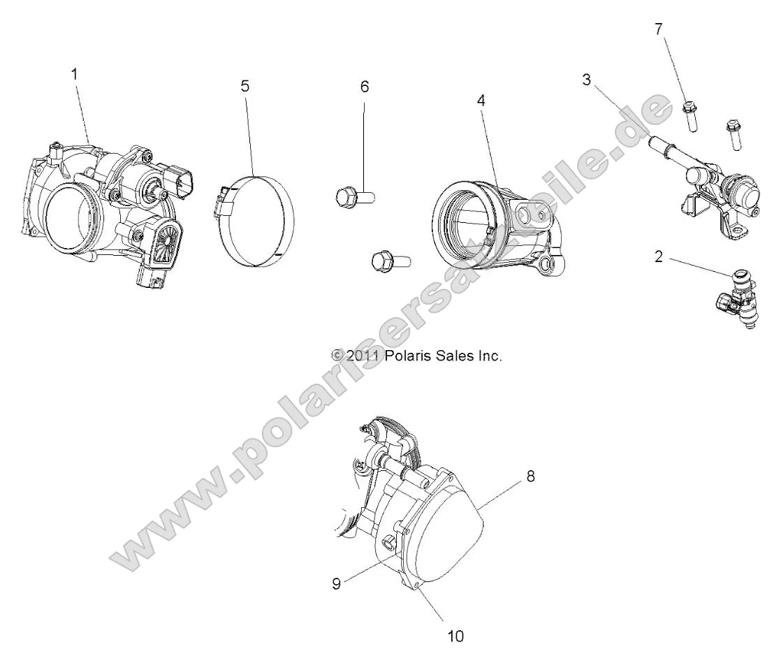 Engine, Throttle Body and Fuel Rail Engine, Throttle Body and Fuel Rail