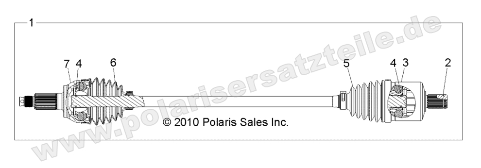 DRIVE TRAIN, FRONT HALF SHAFT DRIVE TRAIN, FRONT HALF SHAFT