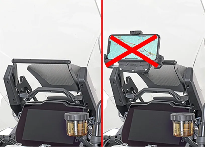 Givi Querstange für Smartphone & Navihalterung am Windschild - Triumph Tiger 1200 /GT 2022-25
