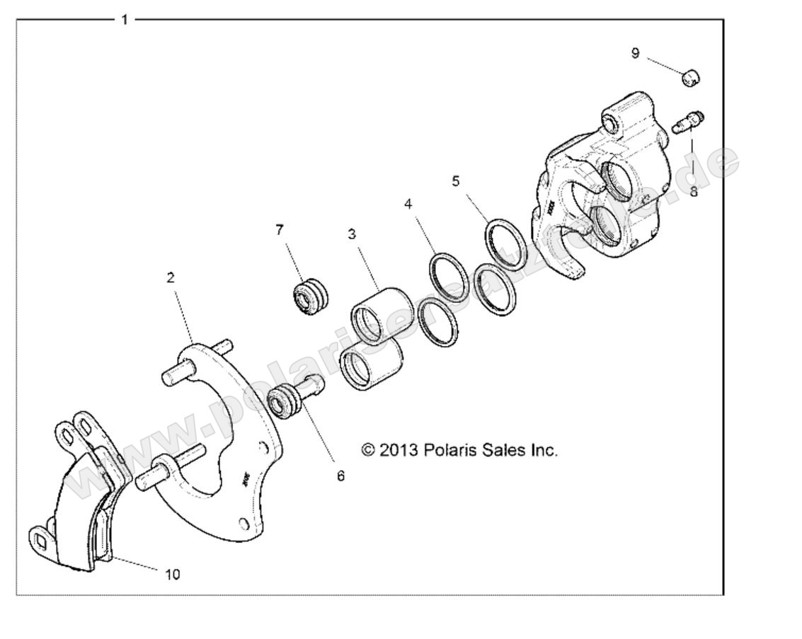BRAKES, REAR CALIPER BRAKES, REAR CALIPER
